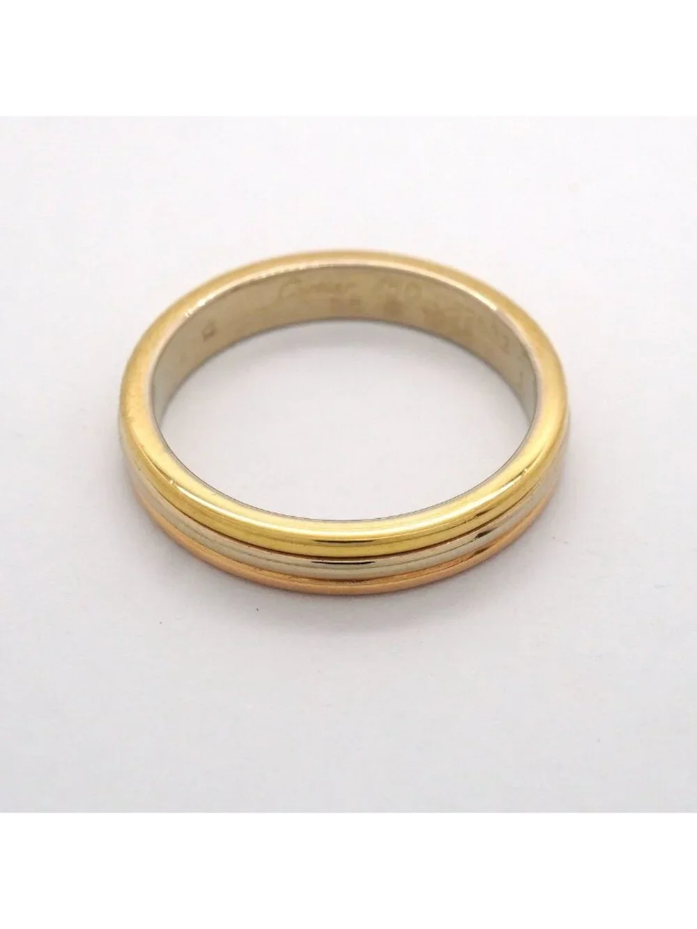Cartier Ring Vendome 18K Yellow Gold 18K White Pink
